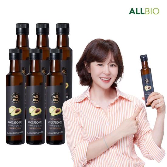 [올바이오.][6병] 올바이오 엑스트라버진 아보카도오일 (250ml x 6병)