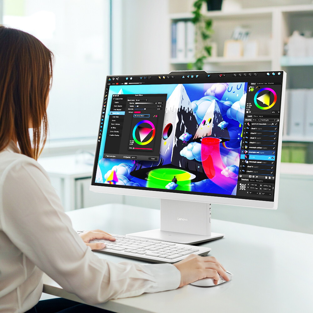 레노버 레노버 일체형PC 27IRH9 인텔 i5 16GB 1TB 올인원 데스크탑 컴퓨터 FreeDOS