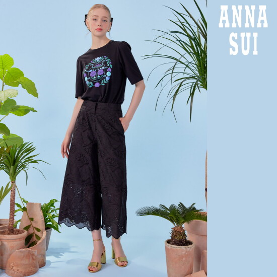 [안나수이]안나수이(ANNA SUI) 보태니컬 코튼 아일렛 팬츠