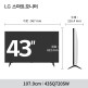 [LG전자]LG 43인치 스마트모니터 43SQ720SW 4K UHD 스마트 IPTV WebOS22 미러링