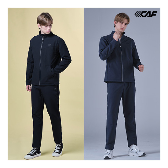 [르까프]O LECAF 남성 24FW 우븐트랙셋업 2종 (자켓+팬츠)