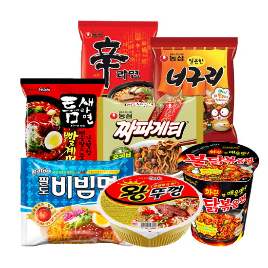 팔도라면 [라면맛집] 틈새라면부터 불닭볶음면까지!