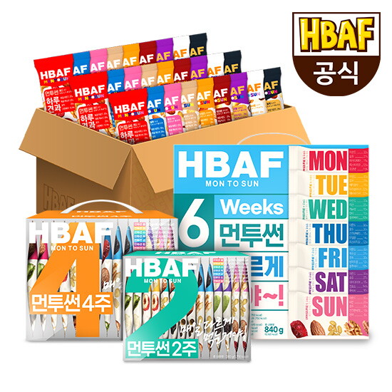 바프(길림양행) [본사직영] 건강한 견과간식, 바프 먼투썬 하루견과 선물세트 모음전 특가 & 증정 이벤트!