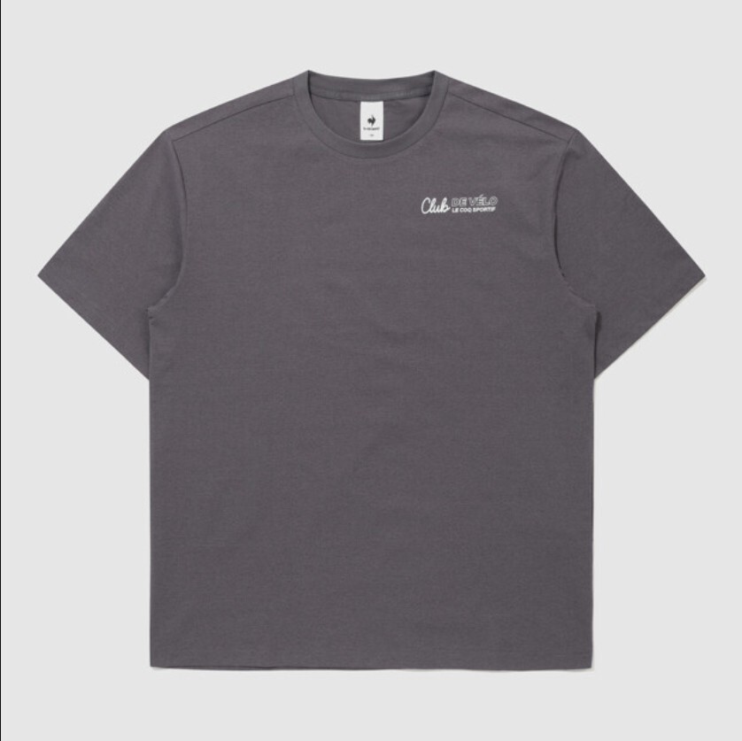 르꼬끄 르꼬끄 르꼬끄 QR223LRS42 유니 르프레쉬 백그래픽 루즈핏 반팔티 / DARK GRAY