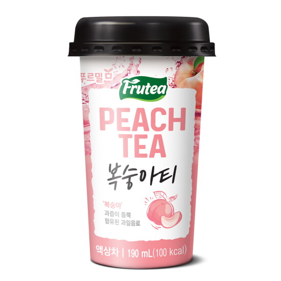[푸르밀]푸르밀 푸르티 복숭아티 컵 190ml 10개입