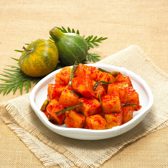 봄나리 김치 봄나리 무김치 깍두기 3kg