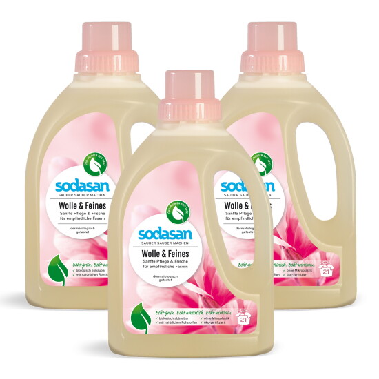 [소다산]독일 직수입 울세제(약산성세제) 750ml 3통 