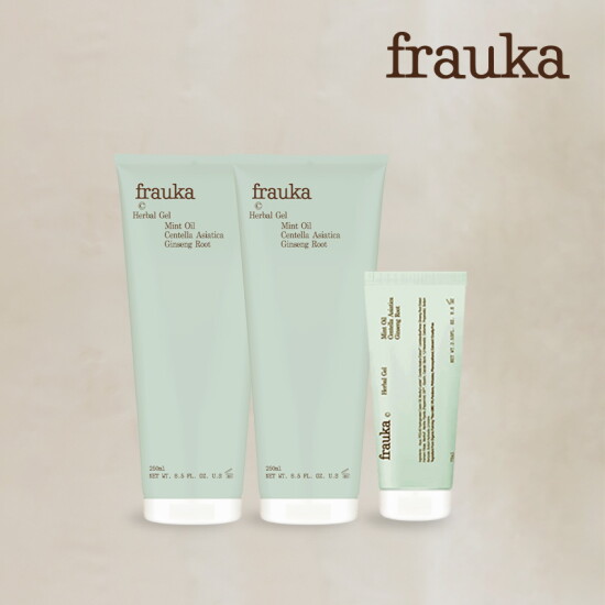 [프라우카]§싱글패키지§ 프라우카 허브겔 대용량 250ml * 2통 + (최초공개) 75ml * 1통