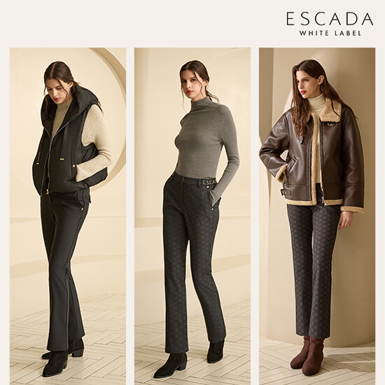 [에스까다]ESCADA 여성 기모 팬츠