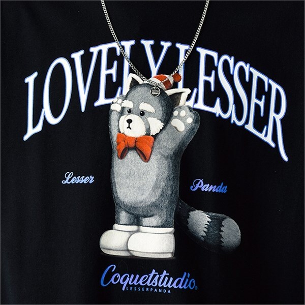 코케트스튜디오 [하프클럽/코케트스튜디오]러블리 레서 팬다 T