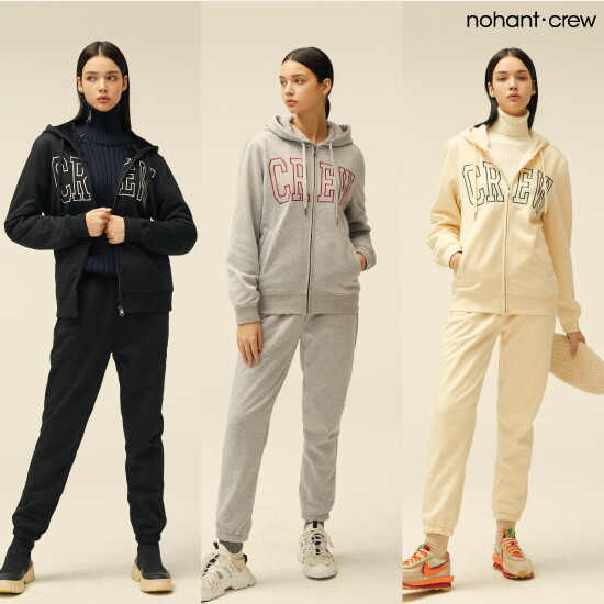 [노앙]22FW 여성 에센셜 기모 셋업 2종