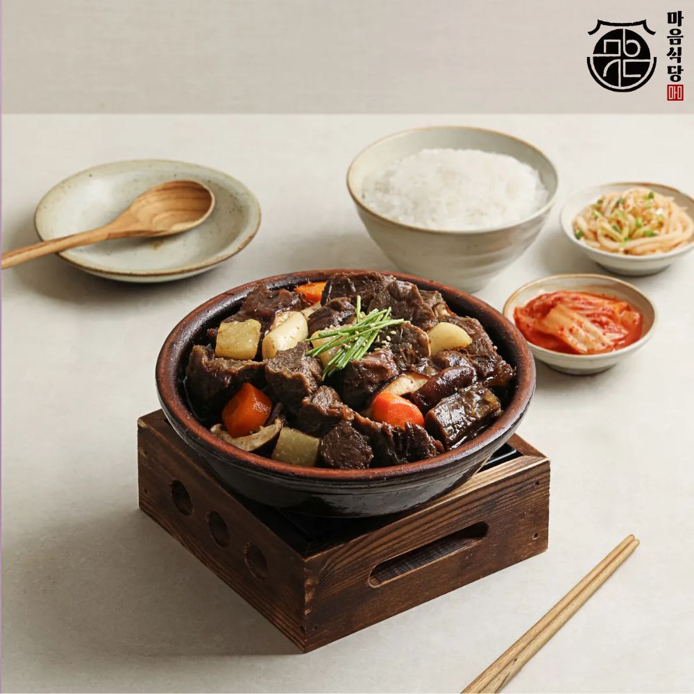 (주)다담 소노정 [마음식당] 국내산 뼈없는 소갈비찜 500g x 7팩, 실온보관 순살갈비