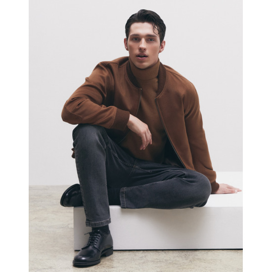 [닥스(신사남성)][닥스 남성] [24FW] DMJU4DT91W2 클리어런스TIMELESS CLASSICIMPORTED FABRIC 캐시미어 100 블루종
