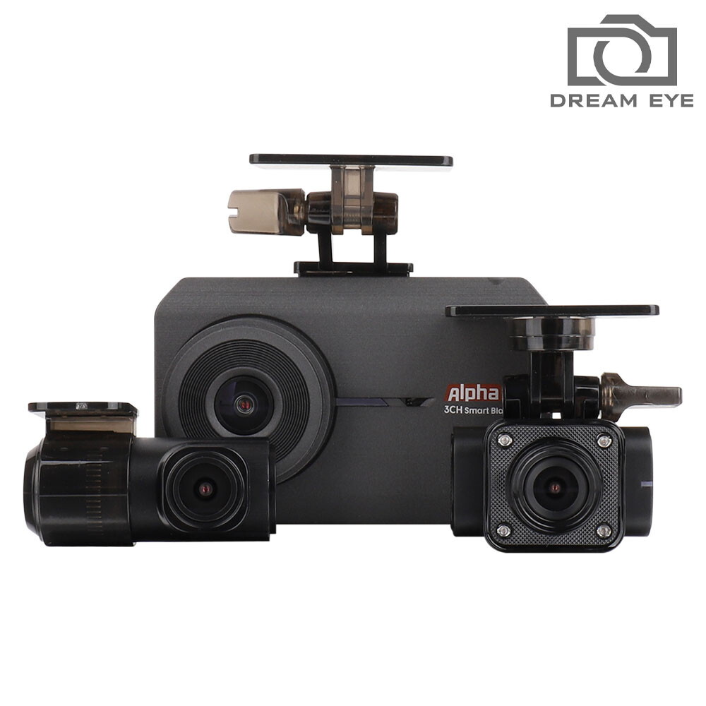 드림아이 드림아이 알파3X FHD 3채널 급발진 페달 블랙박스, 32GB (출장장착할인쿠폰 증정)