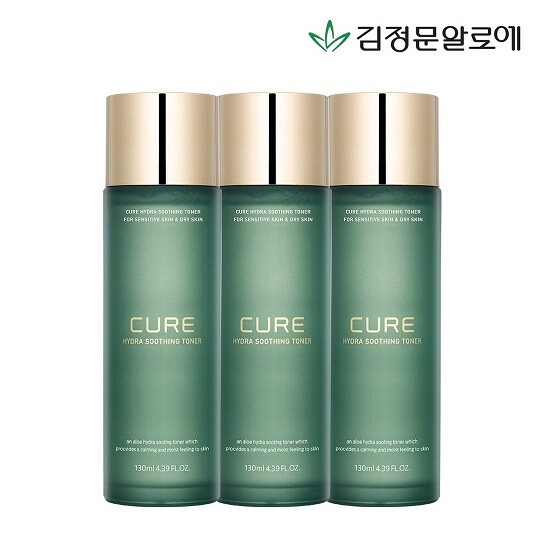 [로에 큐어 플러스]큐어 수딩 토너 130ml*3개