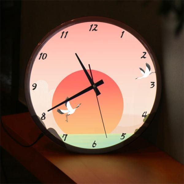 교보문고 꾸밈 nj550-LED시계액자35R 새해맞이