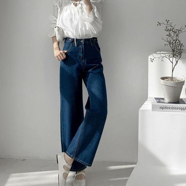 셀러허브(하프클럽) [하프클럽/셀러허브_여성트랜드패션]여자 스탠다드핏 순면 젠더리스룩 청바지