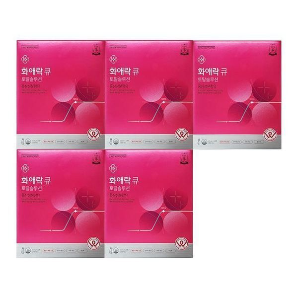 주식회사 셀러허브_레이틀리 하프클럽(식품) [하프클럽/기타]정관장 화애락 큐 토탈솔루션 25ml x 14개입 면역증가 5개 Ss