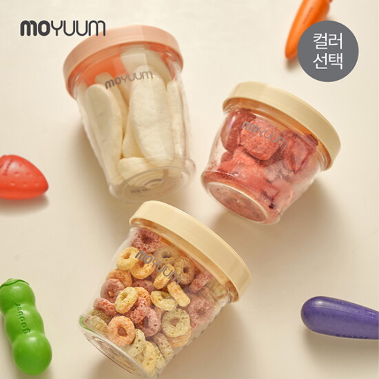[모윰][모윰] 트라이탄 이유식용기 130ml 3개세트 - 컬러 선택
