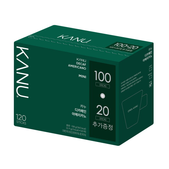 [카누]카누 디카페인 아메리카노 100T+20T