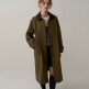 [블랭크공삼][블랭크03] padded balmacaan trench coat (khaki)