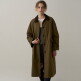 [블랭크공삼][블랭크03] padded balmacaan trench coat (khaki)