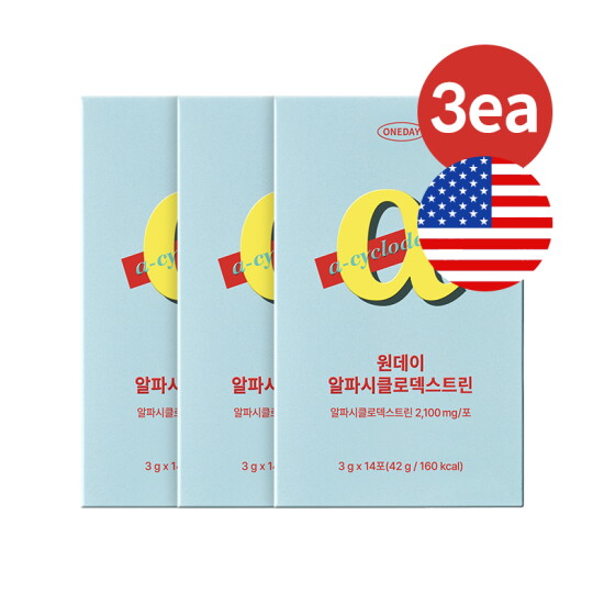 [데이즈온][데이즈온] 원데이 알파CD 파인애플맛 3박스