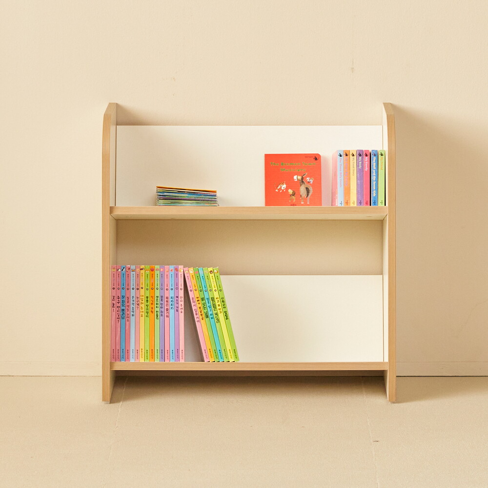 기타 오네뜨 2단 오픈책장 키즈 아동 책장 아이방 전면책장