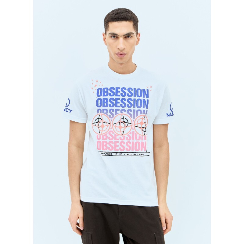NANCY 낸시 낸시 서베일런스 그래픽 크루넥 티셔츠 NA053 WHITE