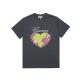 [가니]가니 여성 베이직 져지 HEART 반팔 티셔츠 그레이 T3770-490