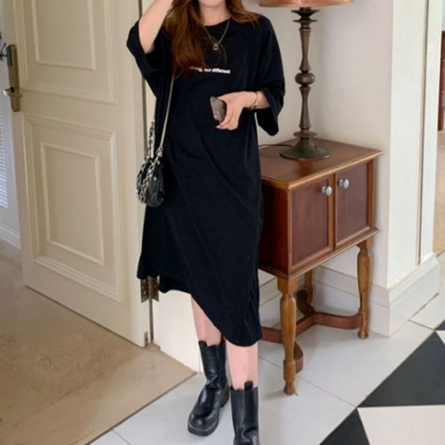 관계업체 지오벤처스 우먼 매력적인 롱기장타일 여행 모던 로맨틱룩 오버핏 드레스