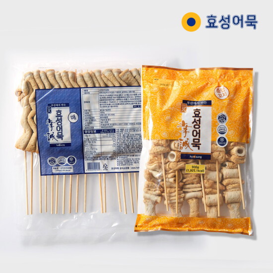 [효성어묵]**[효성어묵]고급 꼬지 어묵 세트 1,900g (무료배송)