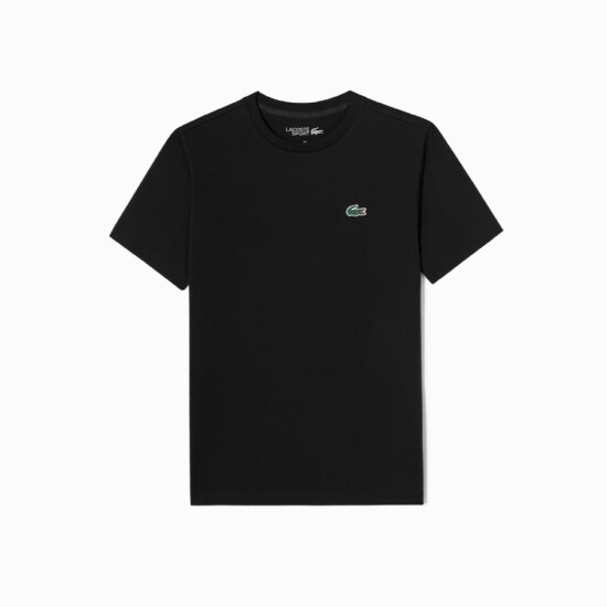 [라코스테스포츠]TF924E-54G 여성 쿨맥스 조직감 블랙 반팔 티셔츠
