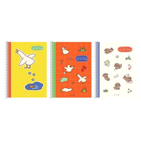 주식회사 브이와이 브이와이 [하프클럽/브이와이]생 필기노트 스프링노트 말썽애니멀 공책
