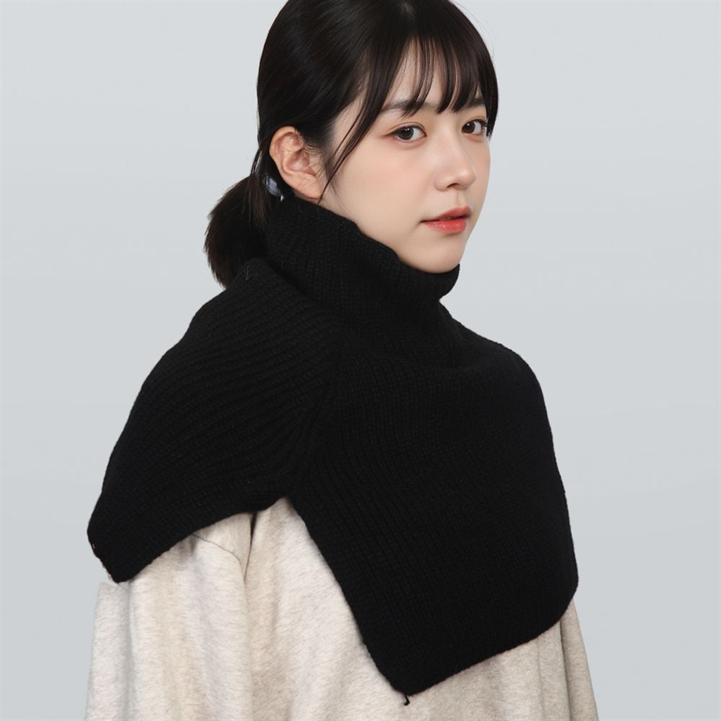 석진케이 겨울넥워머 TC 어깨 숄 니트 넥워머 판초 케이프 워머 여성워머