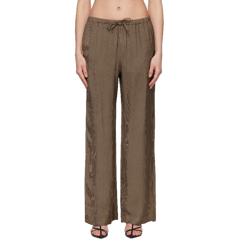 로헤 로헤 브라운 루즈 핏 슬랙스 419-30-015 249_565 Brown Mini