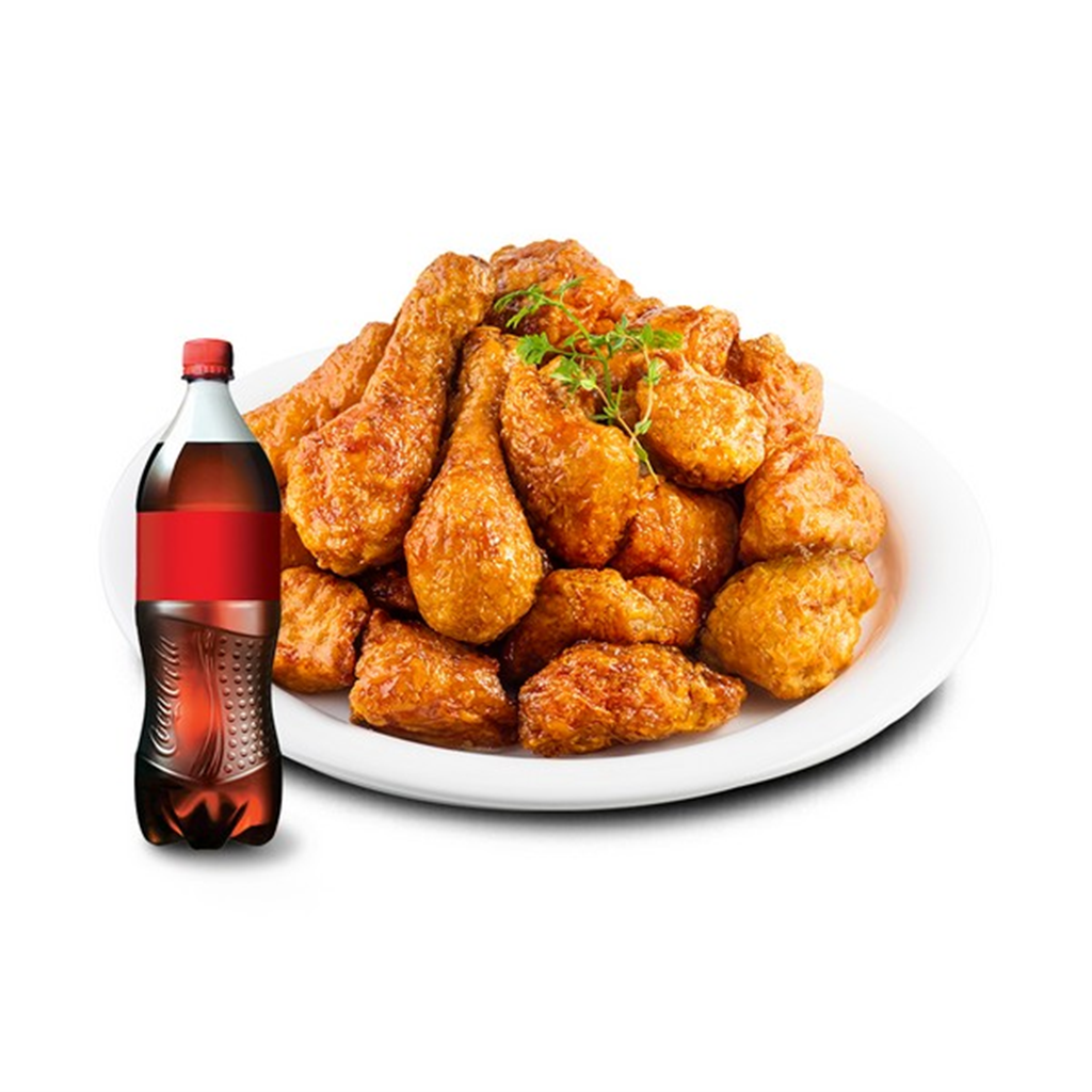 호식이두마리치킨 (호식이두마리) 간장치킨+콜라500ml