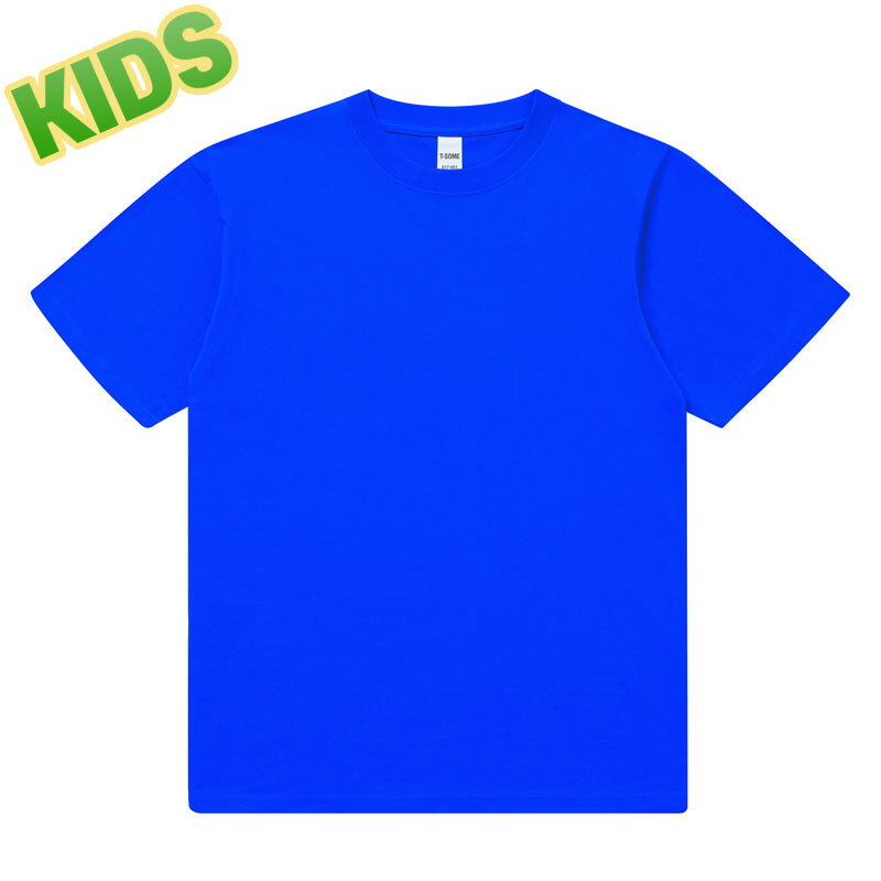 기타 (패플) [펄스 오리진][루페코리아] 티썸 아동 키즈 베이직 라운드 26수 반팔티셔츠 단체티 CRT-026-001 로얄블루