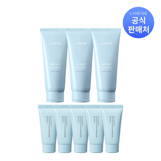 [라네즈][라네즈]워터뱅크 블루HA 클렌징폼 150g 3개