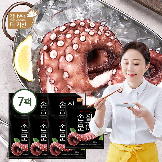 [김나운의 더 키친][소비기한 25년 5월까지] 김나운 손질문어 200g x 7팩