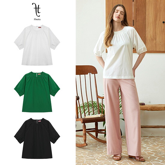 [플루트]○ 플루트 26SS 볼륨 블라우스 3종