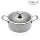[코렐 듀라나노]코렐 듀라나노 스테인레스 스틸 2종 세트(양수냄비 24cm +팬 24cm)