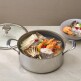 [코렐 듀라나노]코렐 듀라나노 스테인레스 스틸 2종 세트(양수냄비 24cm +팬 24cm)
