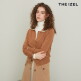 [THE IZEL]배색 포인트 카라 니트자켓 3종