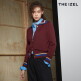 [THE IZEL]배색 포인트 카라 니트자켓 3종