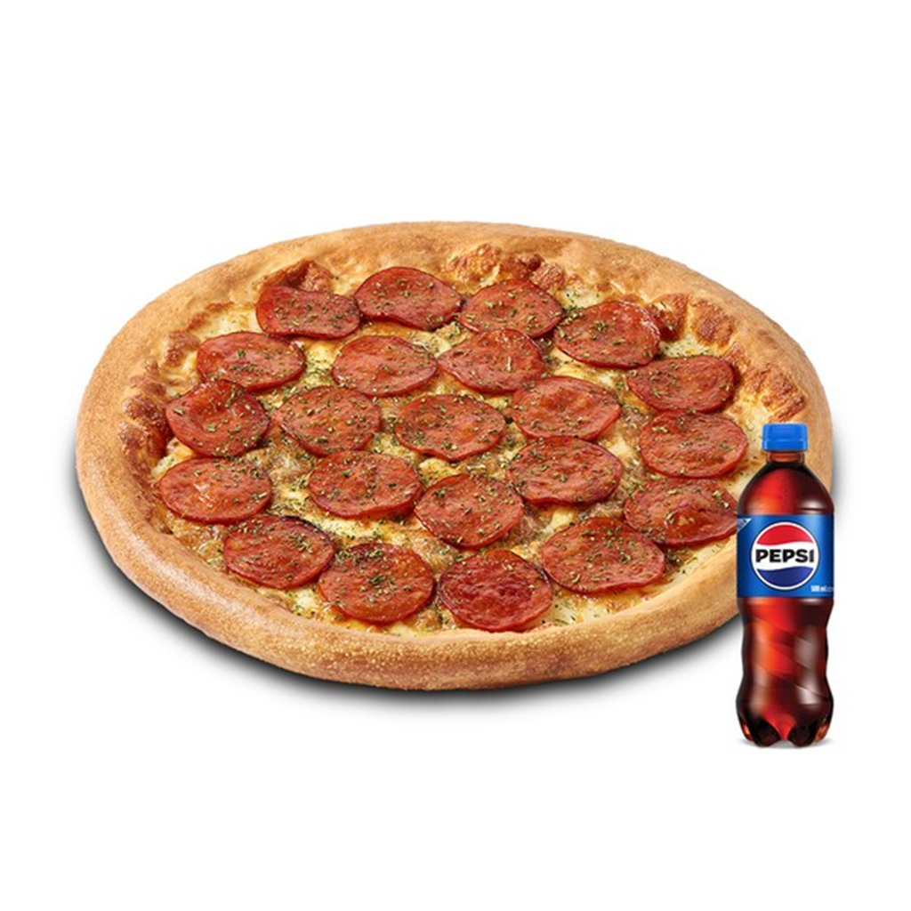스마트콘 미스터피자 (미스터피자) 페퍼로니플러스M+콜라500ML