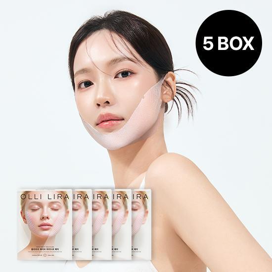 [약손명가헬스케어]약손명가 올리 웨이브 하이드로 패치 5BOX (총 15매) PDRN 리프팅 브이라인 탄력 시너지 패치
