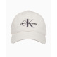 [캘빈클라인 진][CK ACC] 아이보리 CKJ 모노그램 엠브로이더리 볼캡 HX0263 137