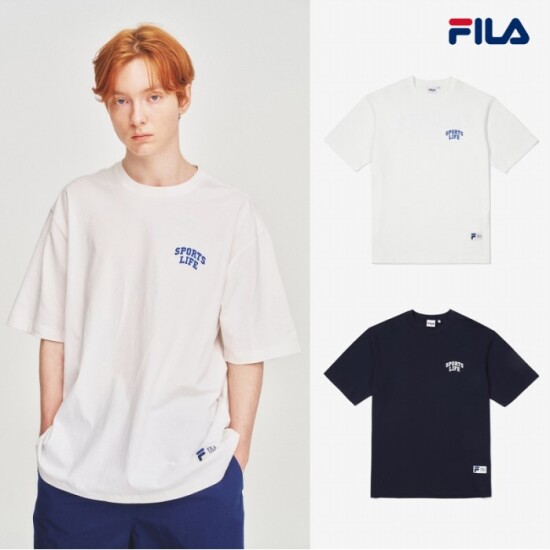 [휠라][FILA] (온라인 단독) Sportslife 아치스몰로고 반팔티셔츠 2종택1 (FE2RSF5106X)
