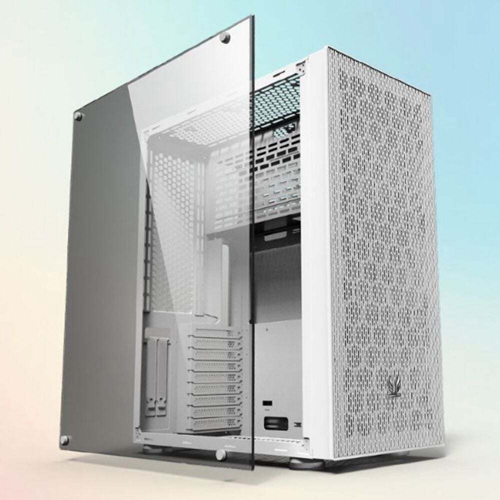 지오벤처스 PC케이스(M-ATX)미니타워 파워미포함T800 풍통(WHITE)